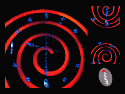 3D Psycho Clock Screensaver Screenshot